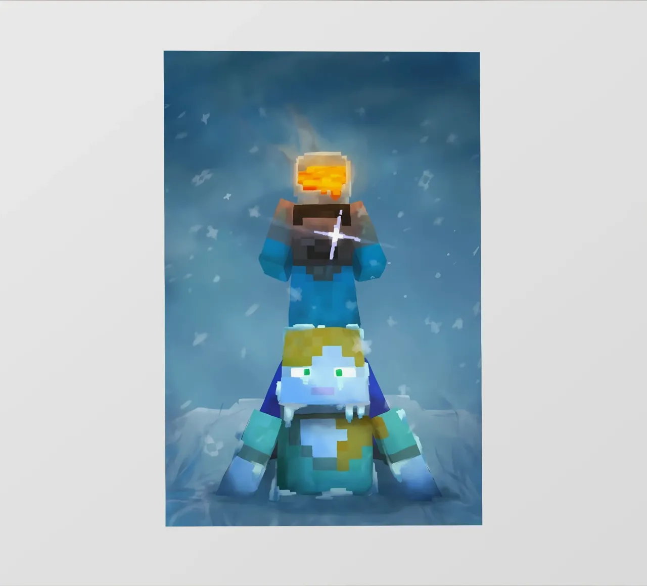 Minecraft pellicola backlit da Ngamino