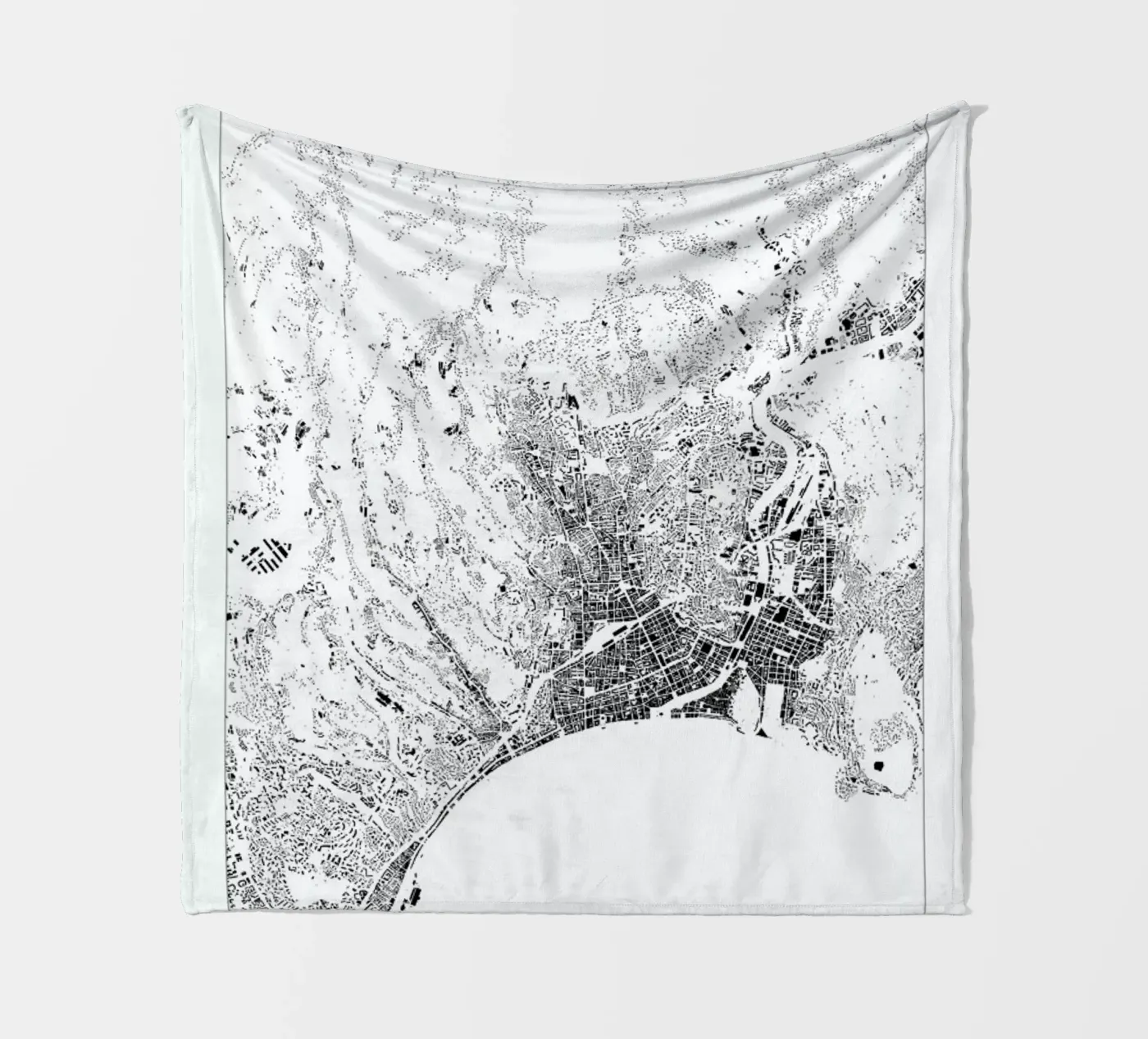 Nice Fleecedecke von The Cartography Collection
