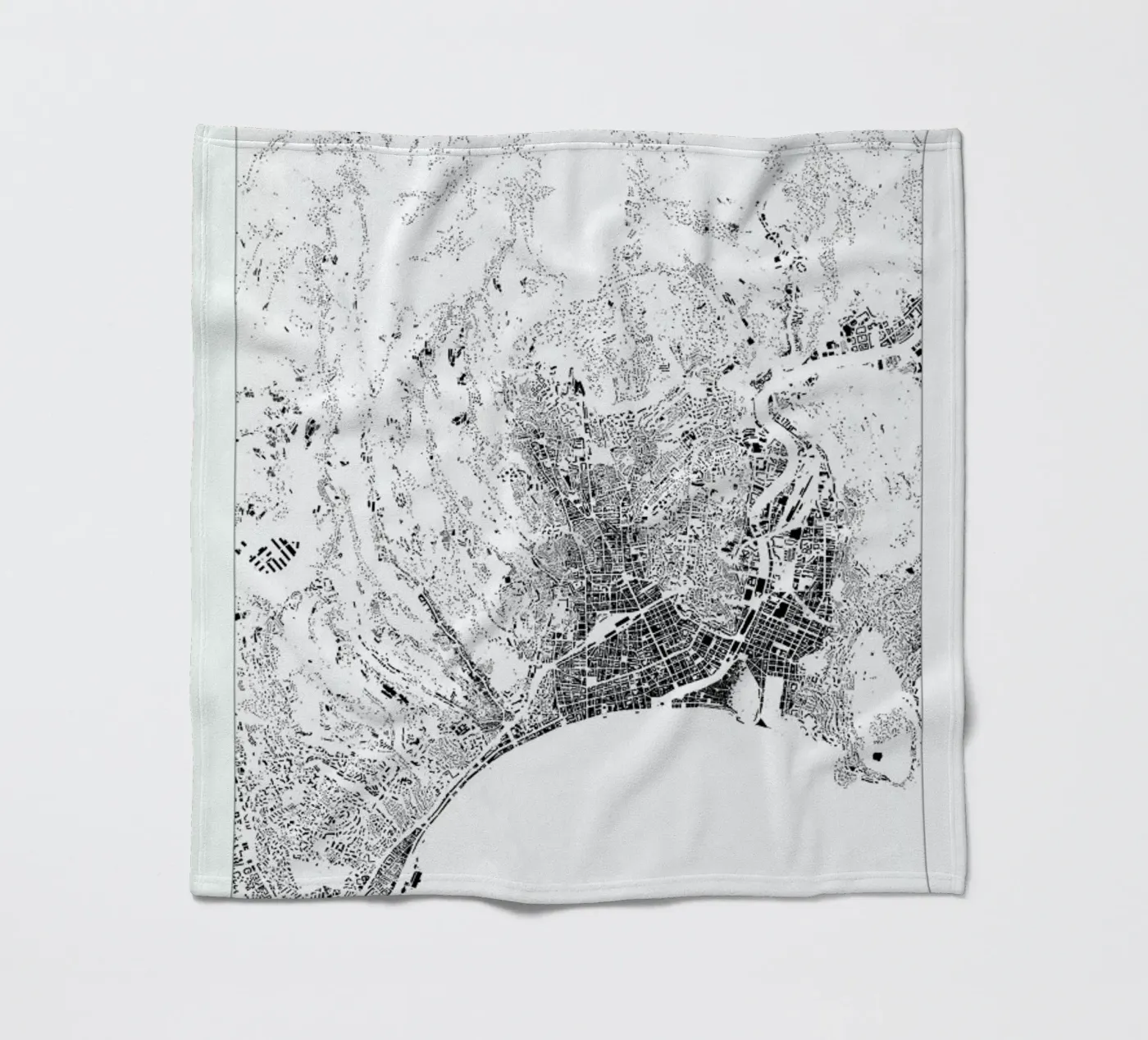 Nice Fleecedecke von The Cartography Collection