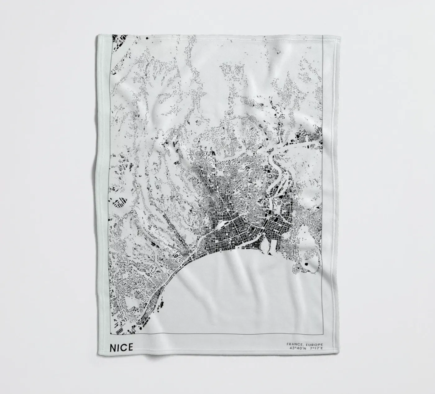 Nice Fleecedecke von The Cartography Collection