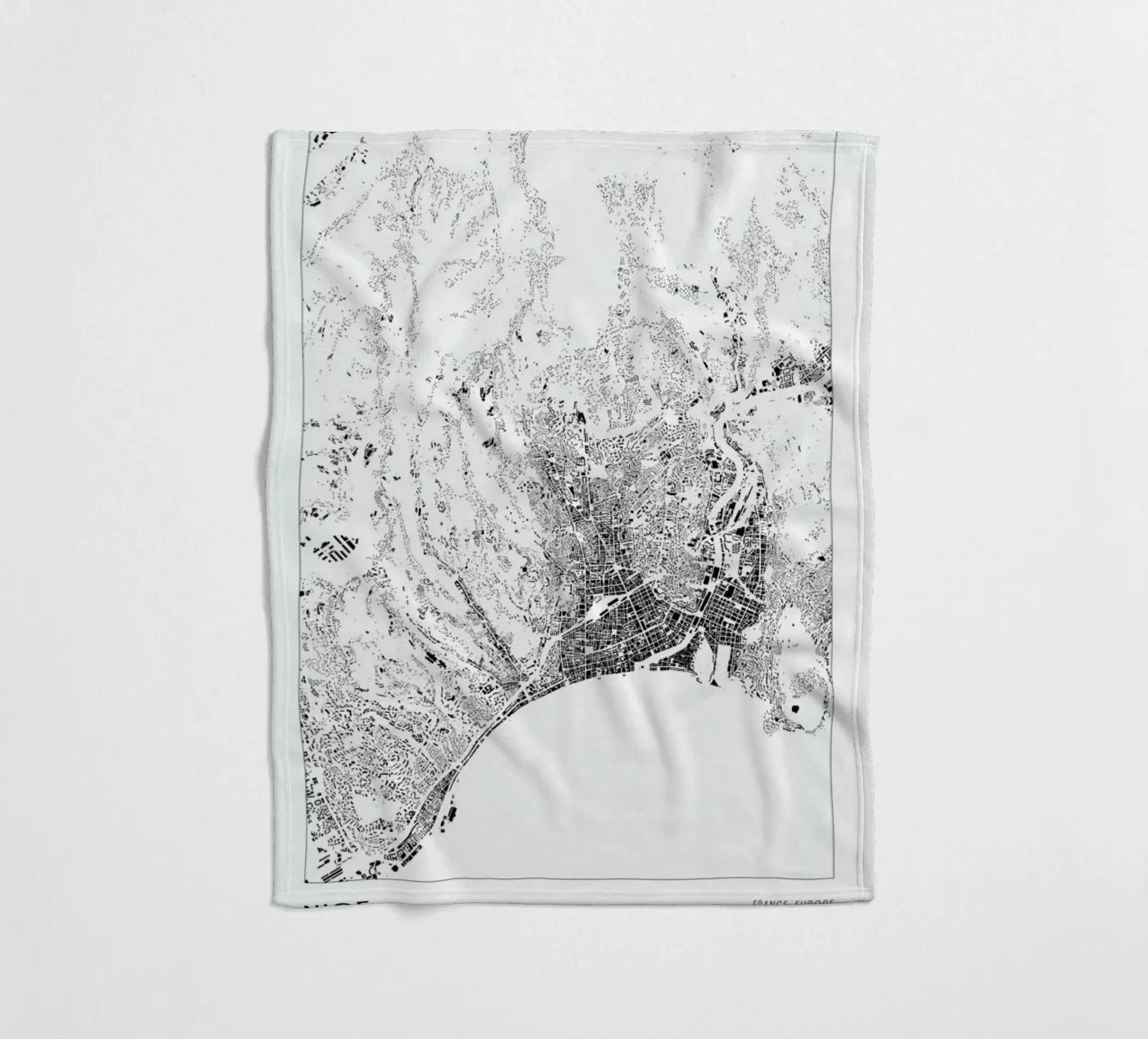 Nice Fleecedecke von The Cartography Collection