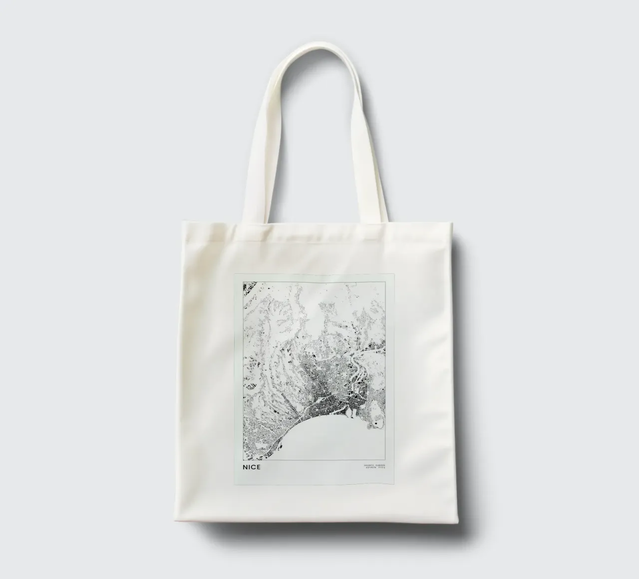 Nice borsa in juta da The Cartography Collection