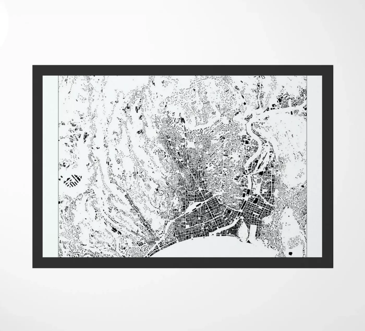 Nice Fußmatte von The Cartography Collection