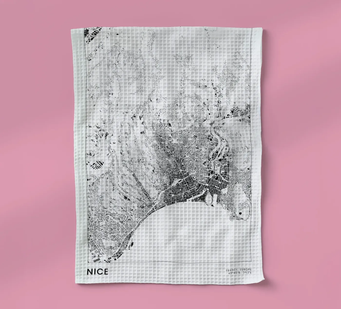 Nice torchon de The Cartography Collection