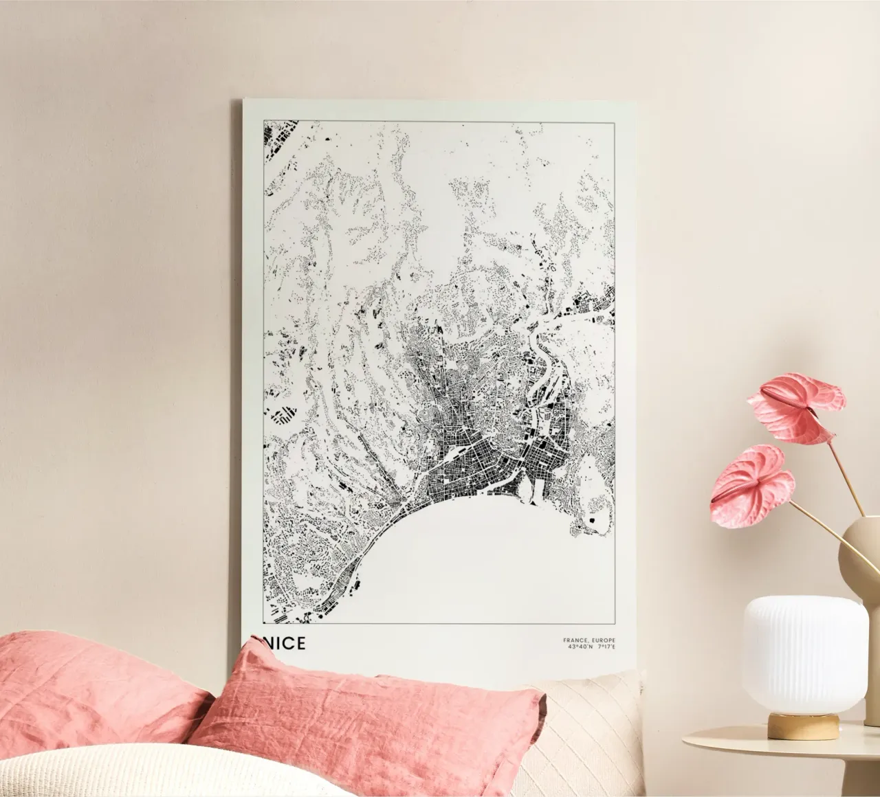 Nice tela da The Cartography Collection