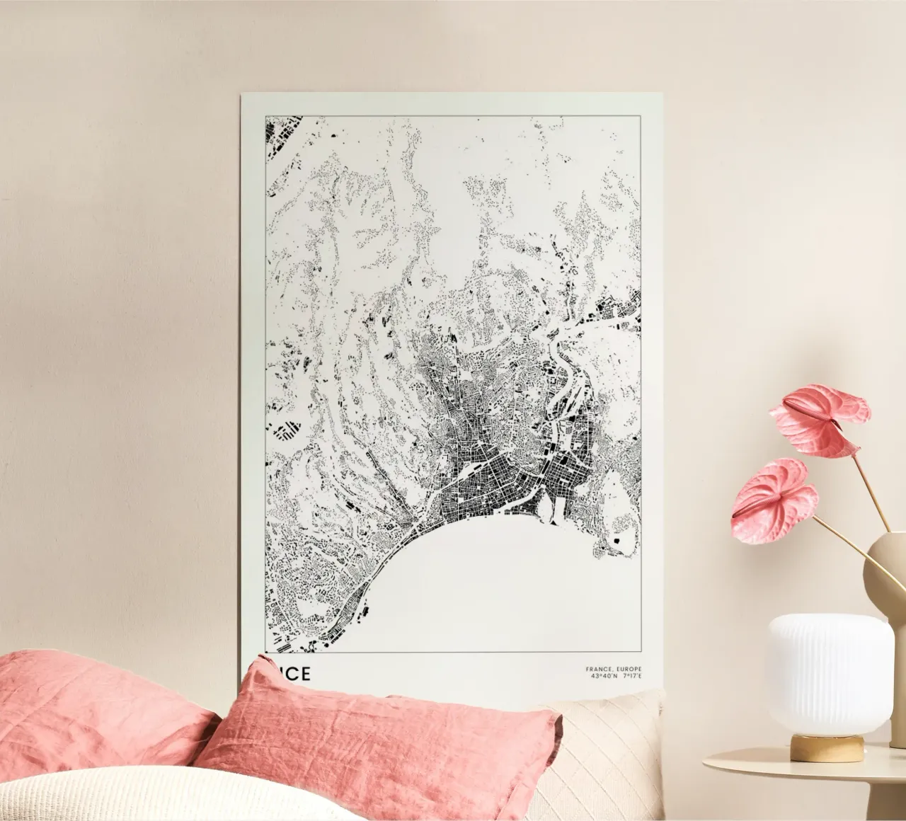 Nice poster da The Cartography Collection