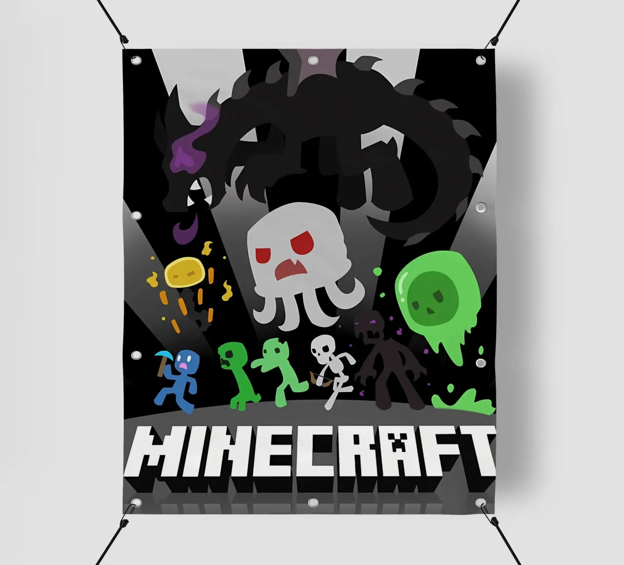 Minecraft telo in pvc da Ngamino