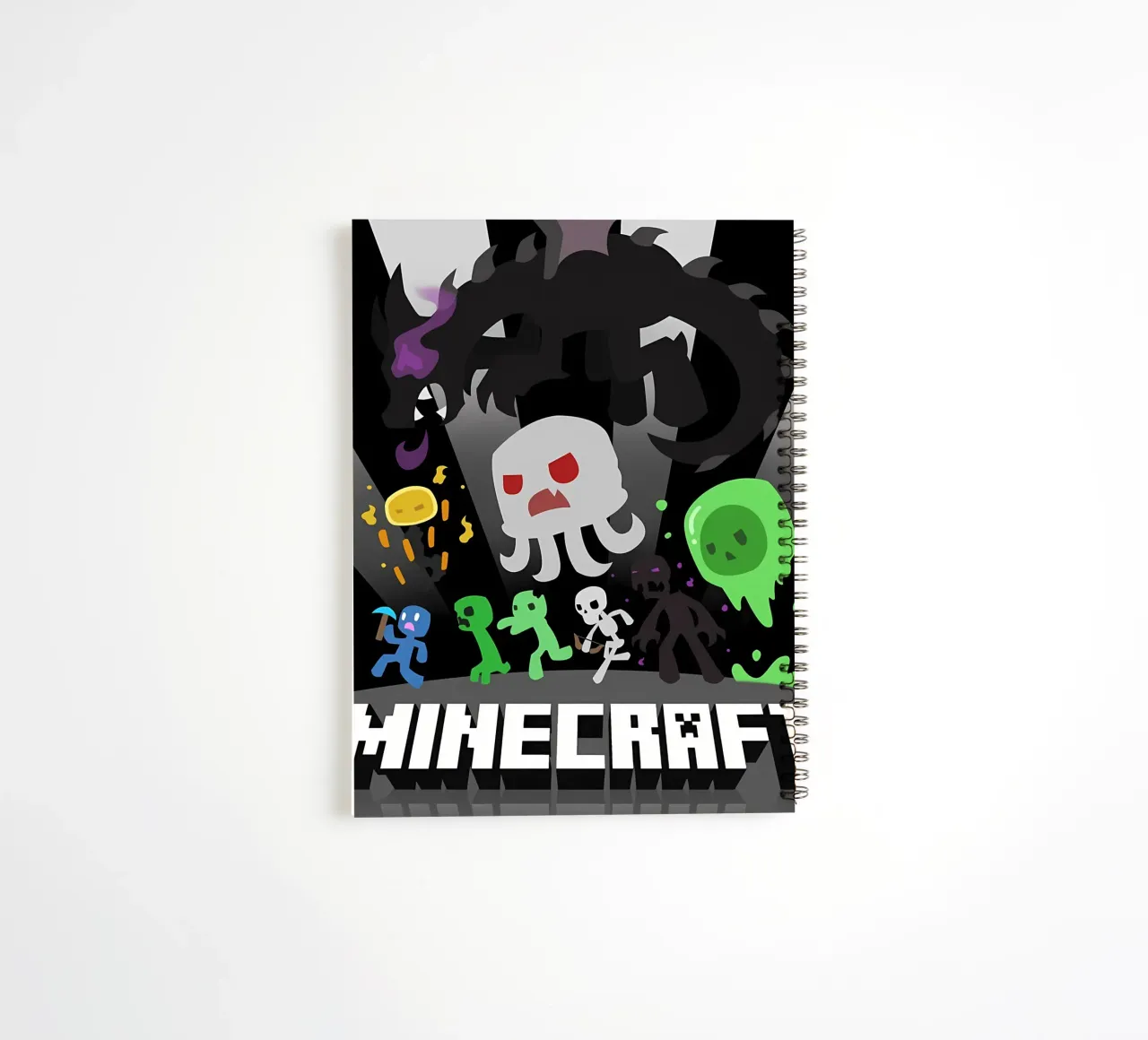 Minecraft spiral notebook by Ngamino