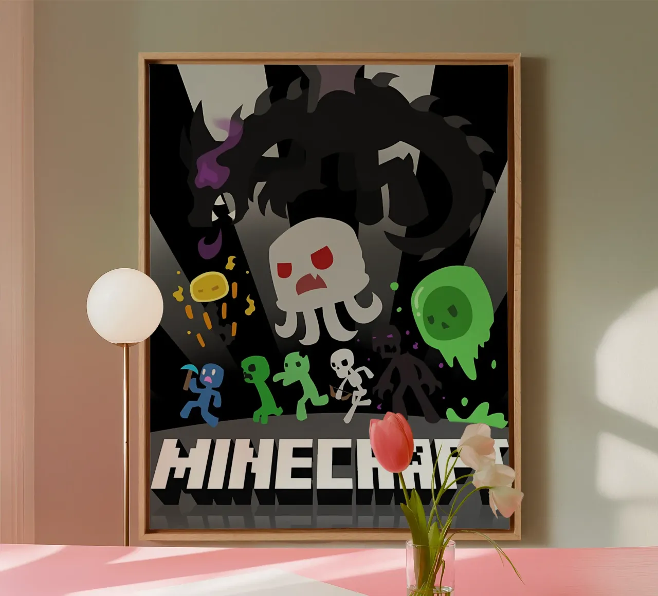 Minecraft canvas met Baklijst van Ngamino