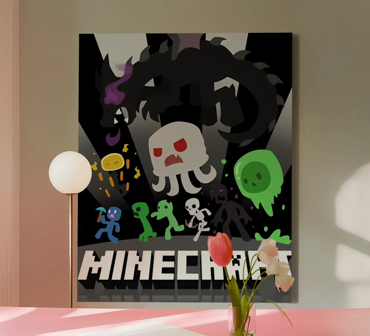 Minecraft canvas met Baklijst van Ngamino