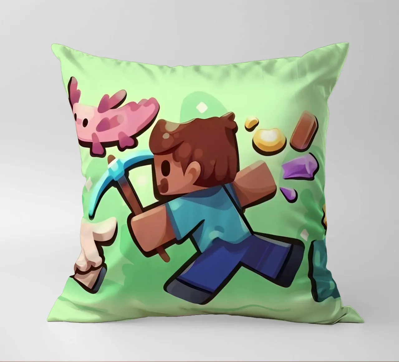 Minecraft cuscino da Ngamino