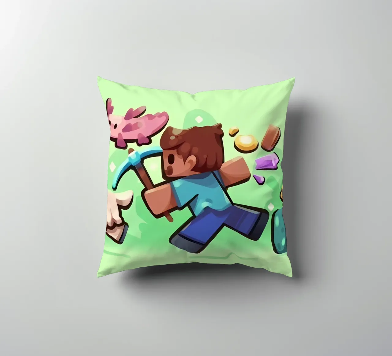 Minecraft cuscino da Ngamino