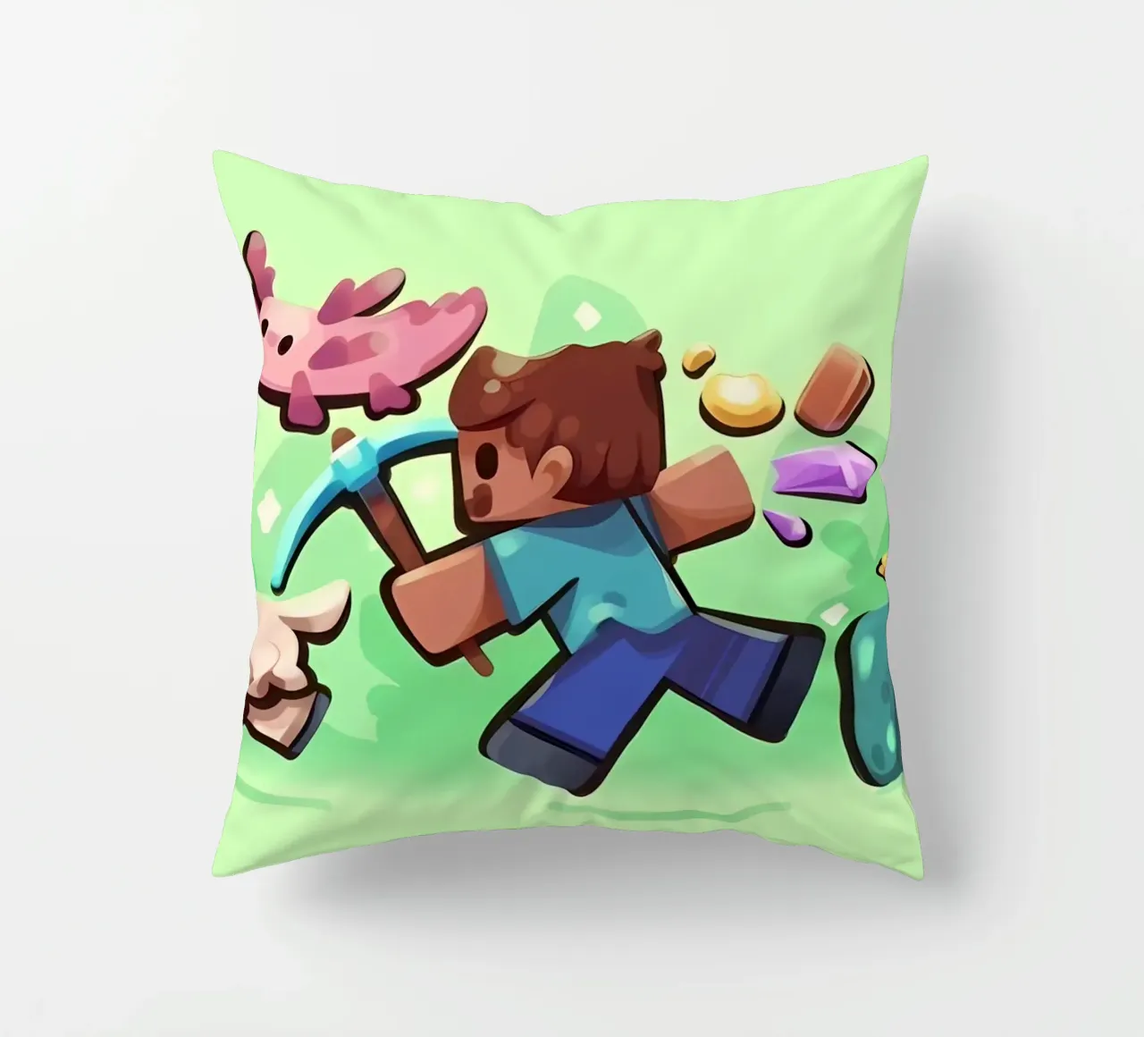 Minecraft cuscino da Ngamino