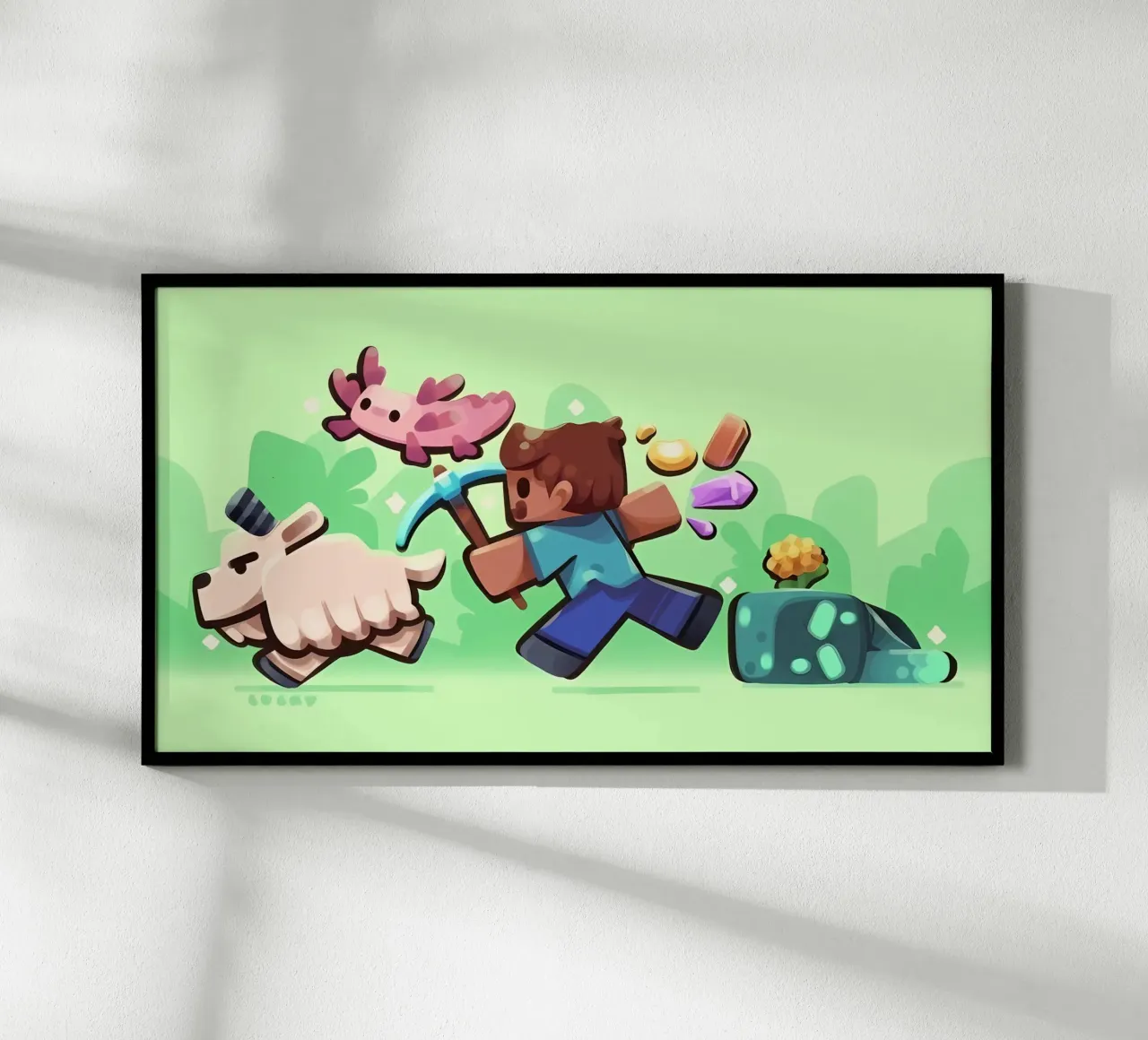 Minecraft carta hahnemühle da Ngamino