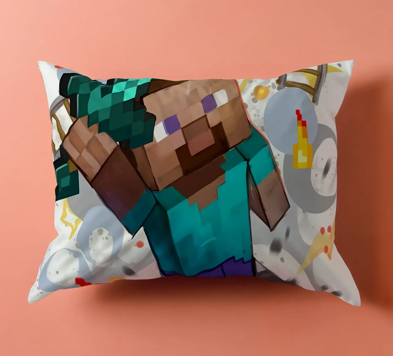Minecraft cuscino da Ngamino