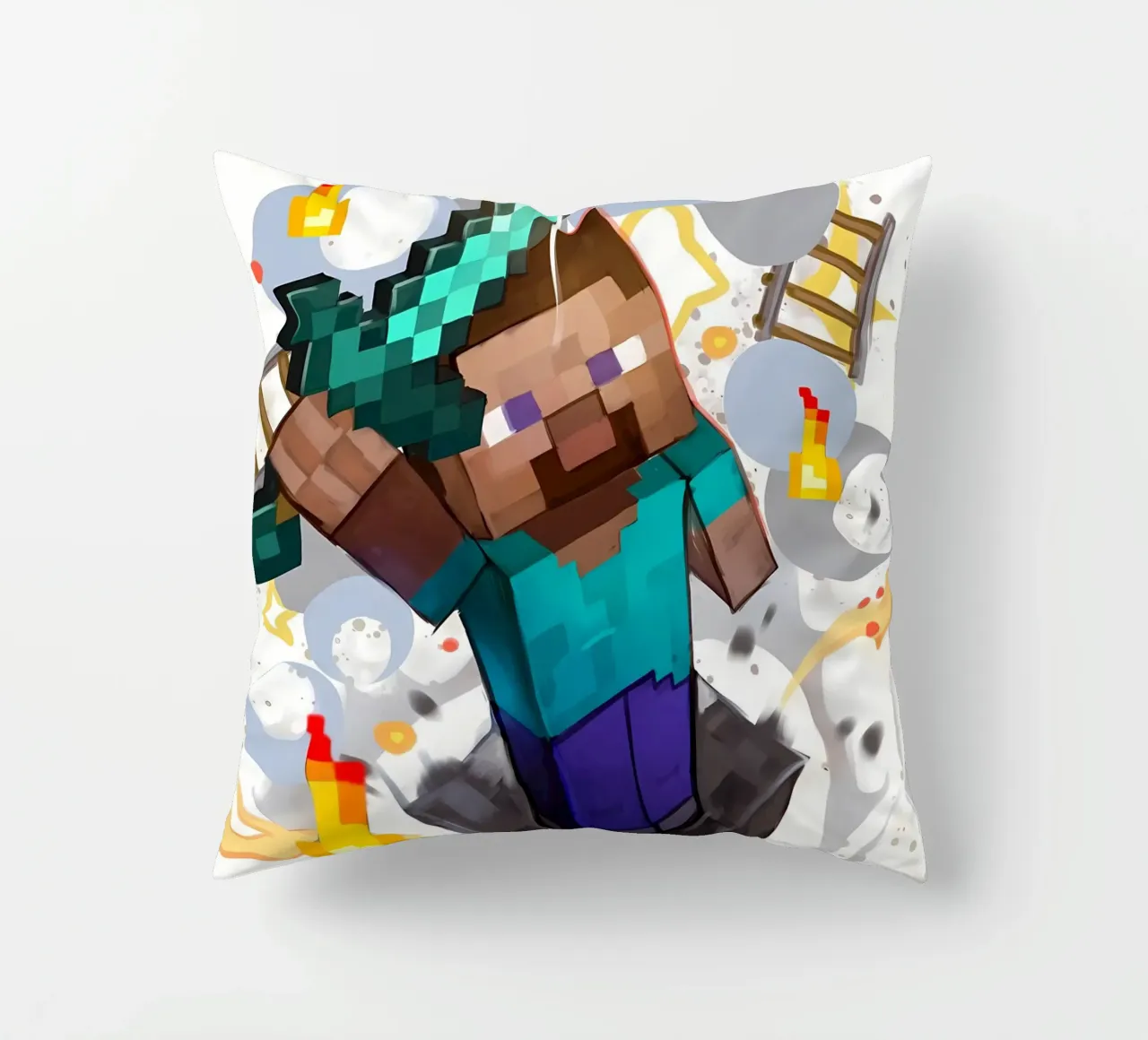 Minecraft cuscino da Ngamino
