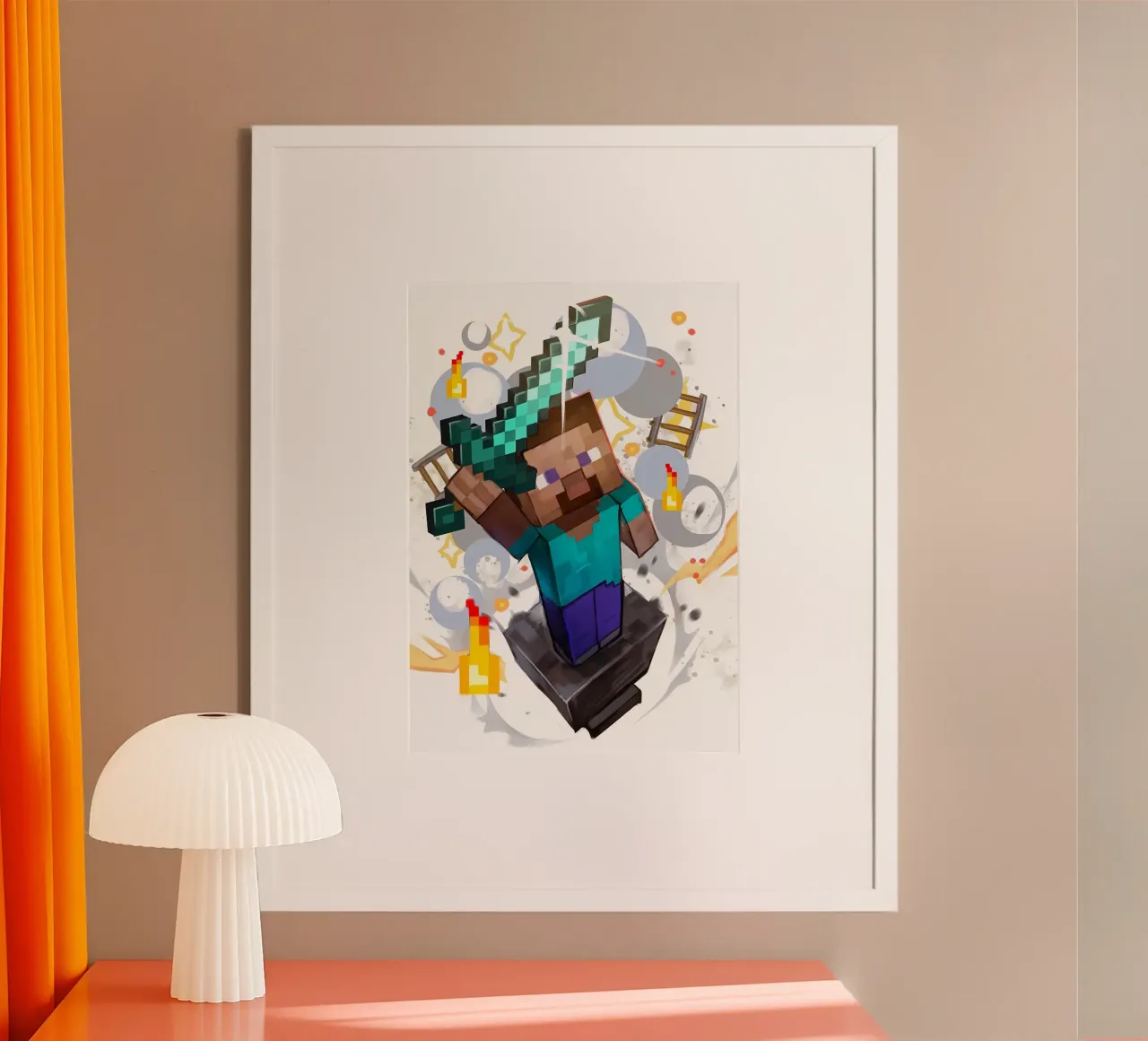 Minecraft carta hahnemühle da Ngamino