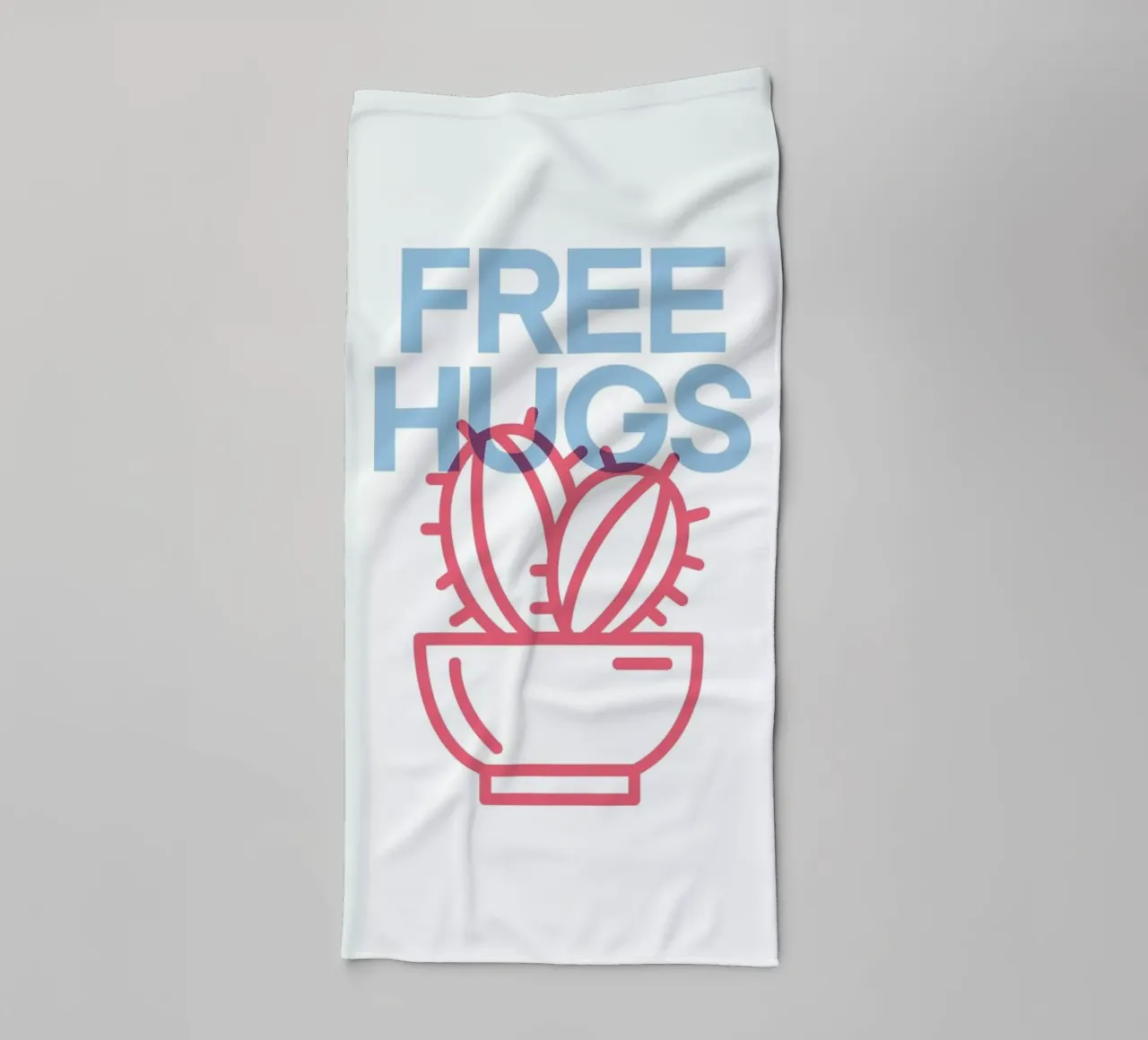 Free Hugs towel by Evita Witzenhausen