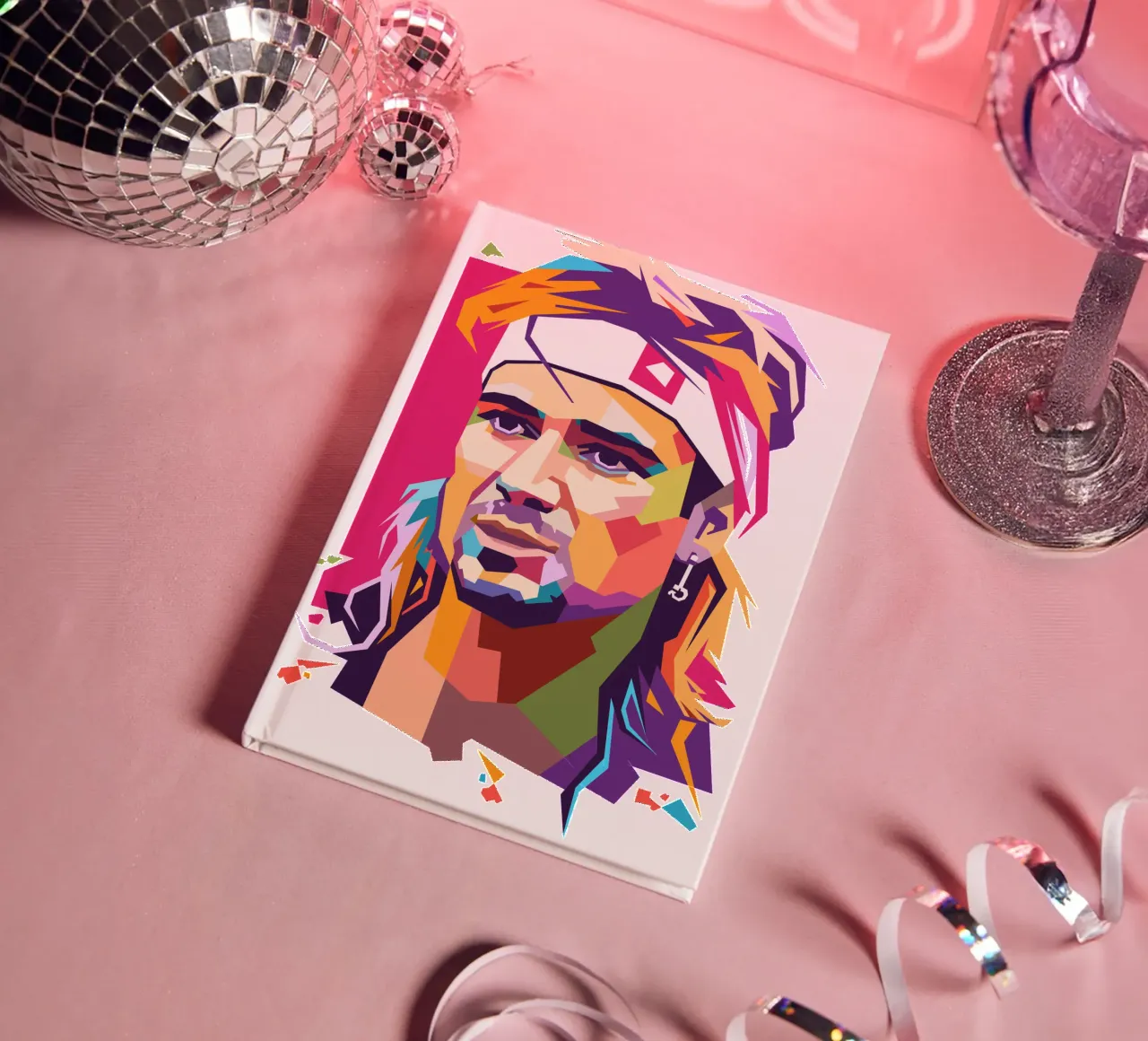 Andre Agassi legendary tennis player notebook by Hantamrata