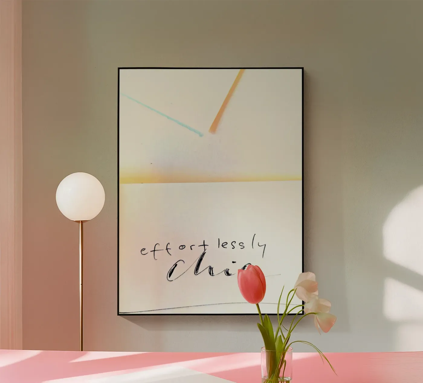 Effortlessly chic plexiglas de sum2proveDesign