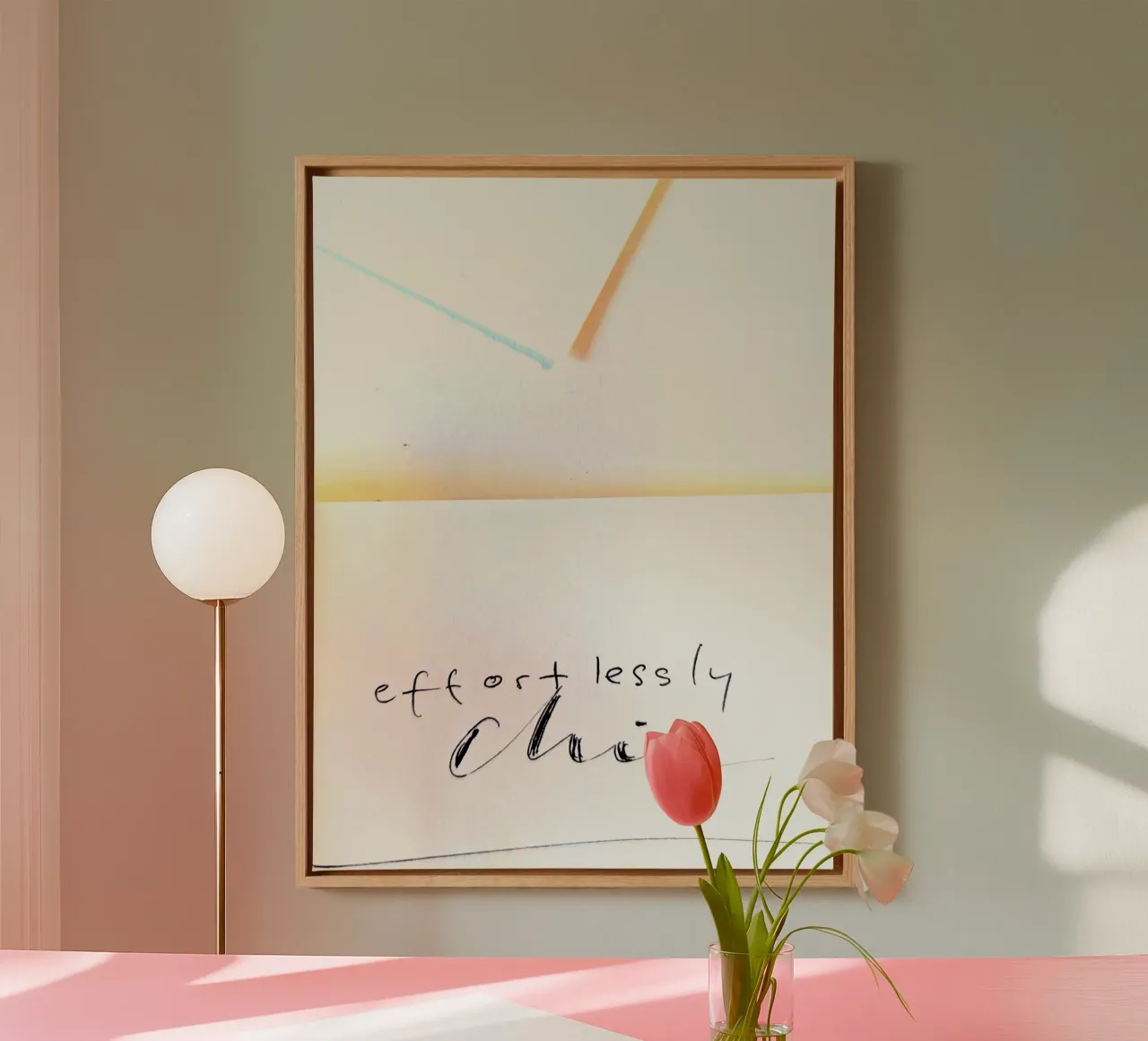 Effortlessly chic canvas met Baklijst van sum2proveDesign