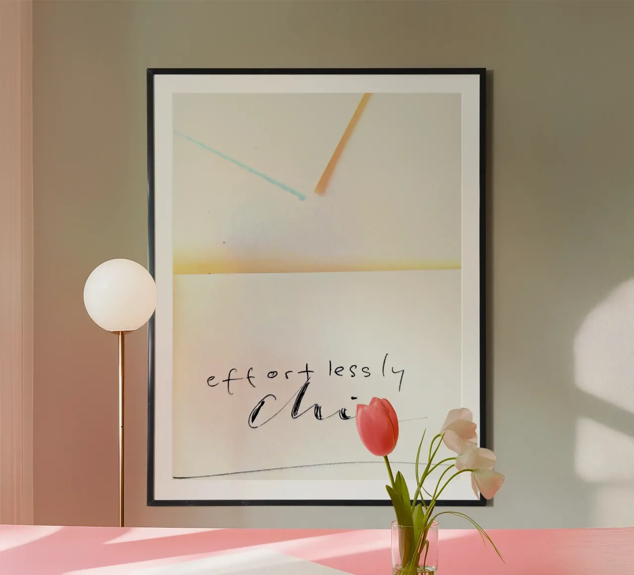 Effortlessly chic poster by sum2proveDesign