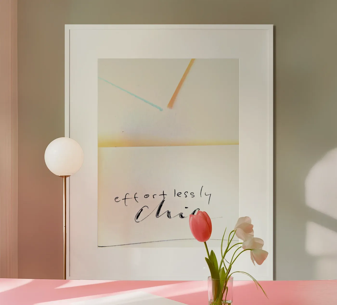 Effortlessly chic poster van sum2proveDesign