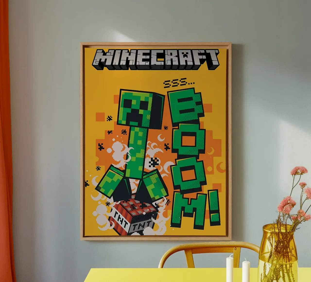Minecraft canvas met Baklijst van Ngamino