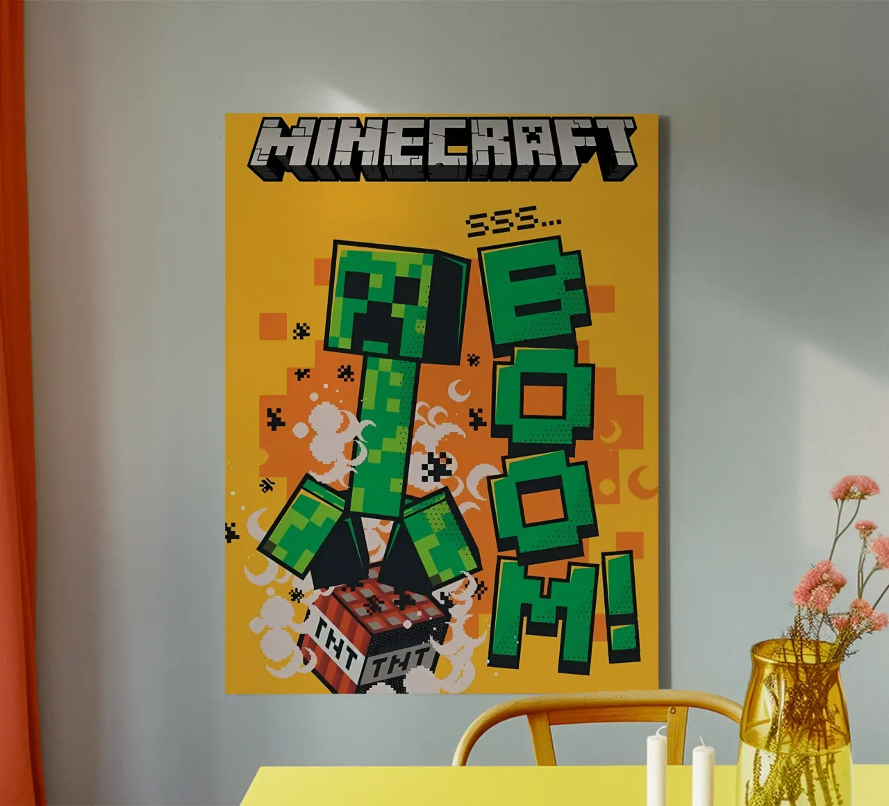 Minecraft canvas met Baklijst van Ngamino