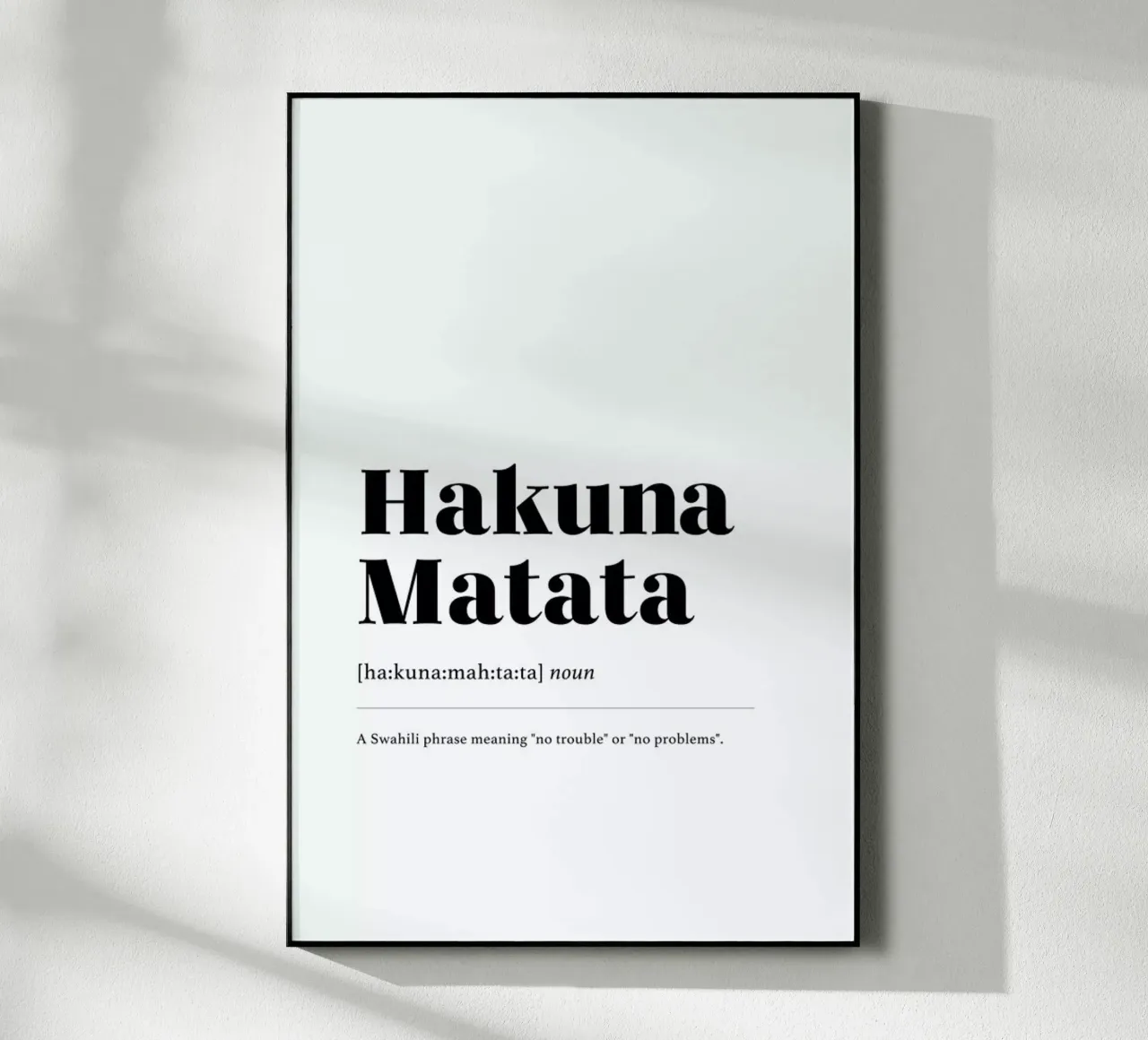 Hakuna Matata plexiglass da daylight design studio
