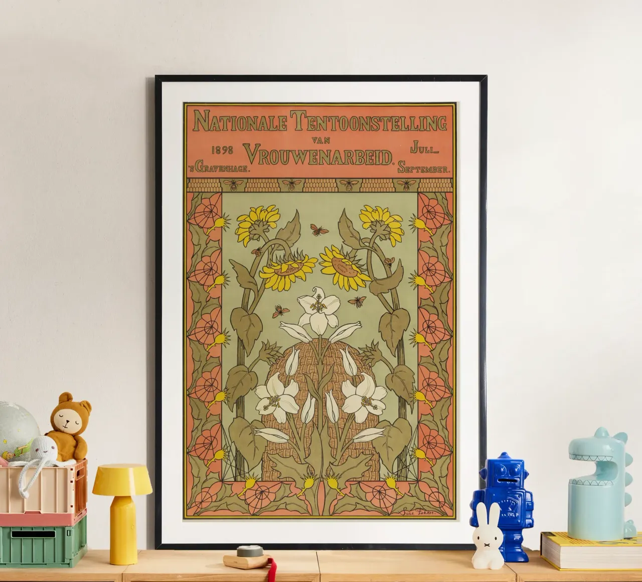 Mostra nazionale del lavoro femminile all'Aia poster da Old Masters