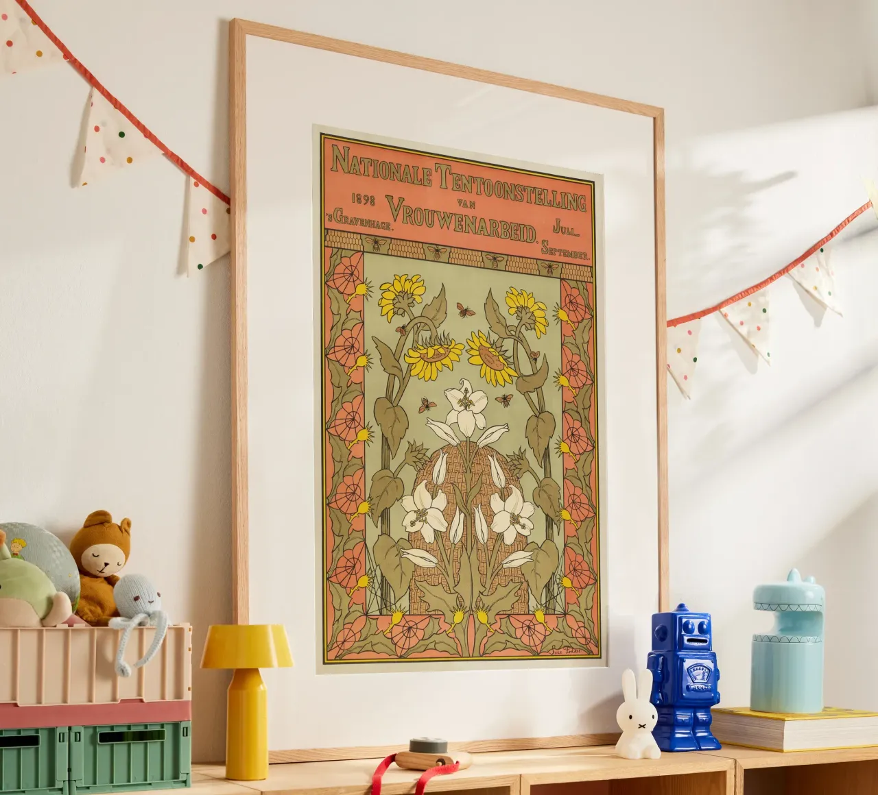 Mostra nazionale del lavoro femminile all'Aia poster da Old Masters