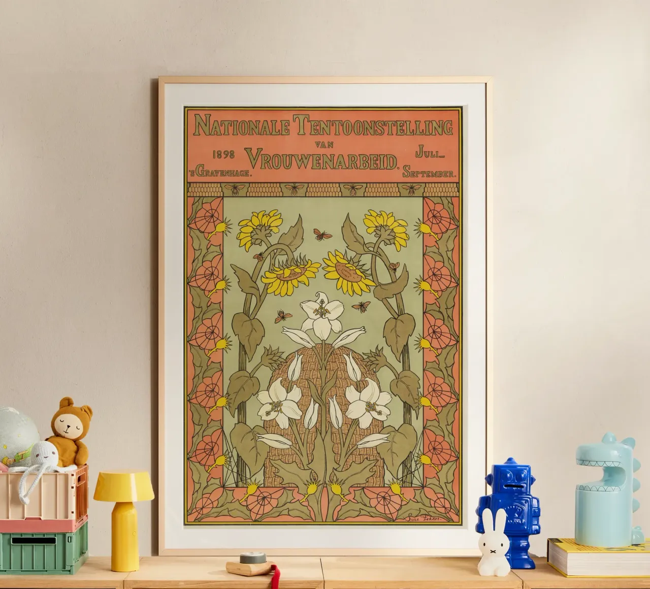 Mostra nazionale del lavoro femminile all'Aia poster da Old Masters