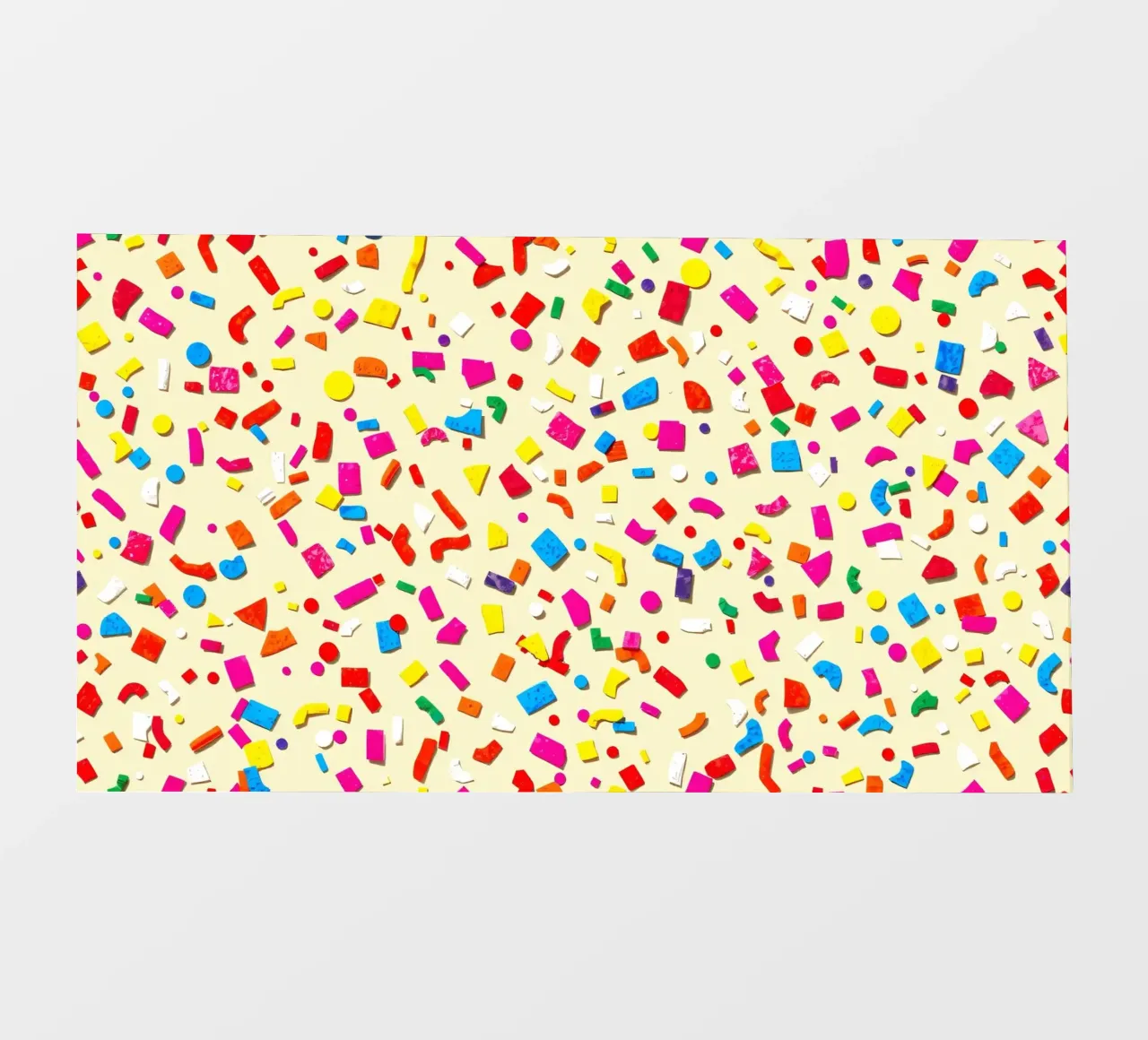 Design astratto e colorato con forme vivaci su una superficie leggera. pellicola backlit da DesignDoodle