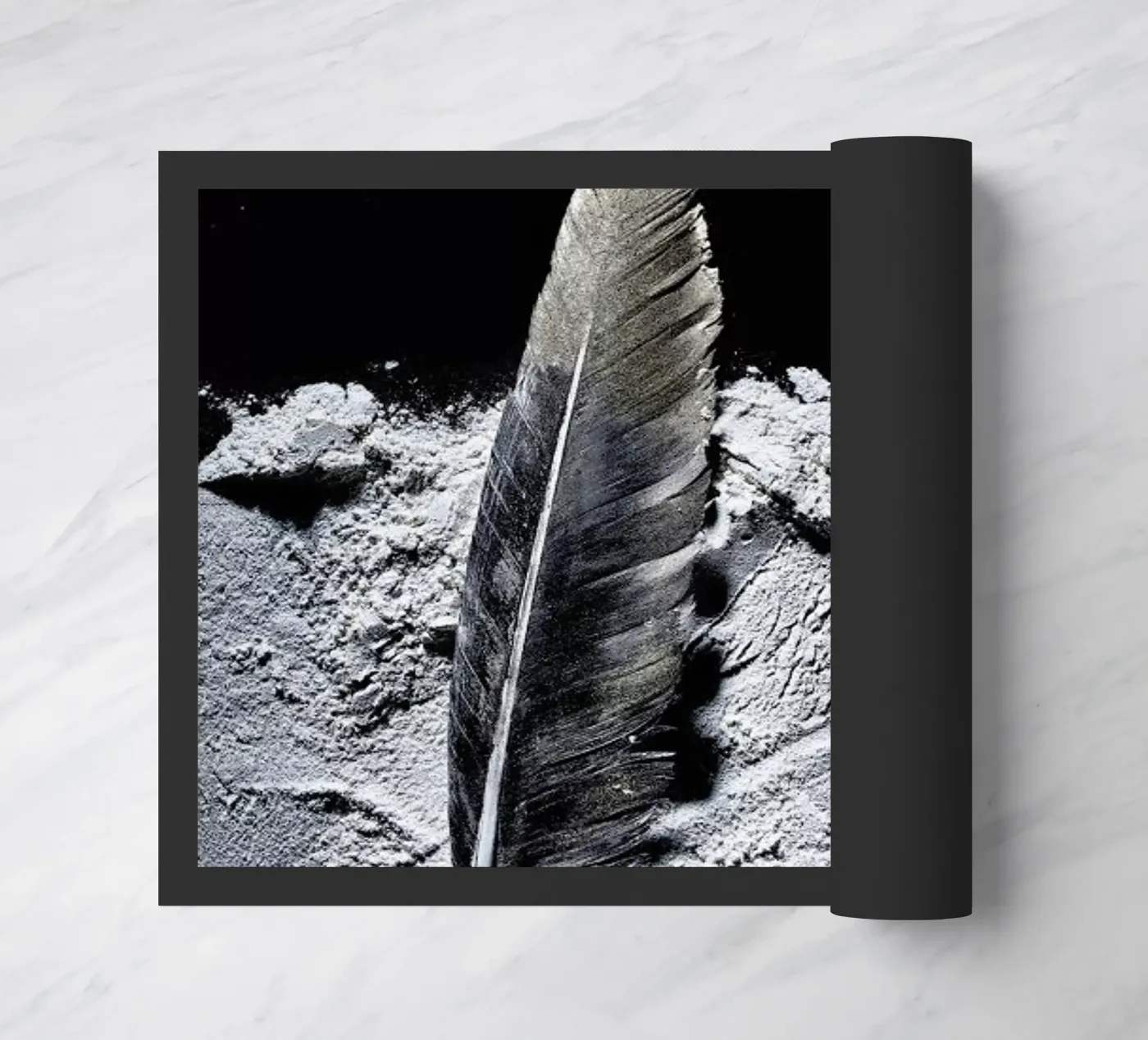 Federn 2 Fußmatte von neon* fotografie