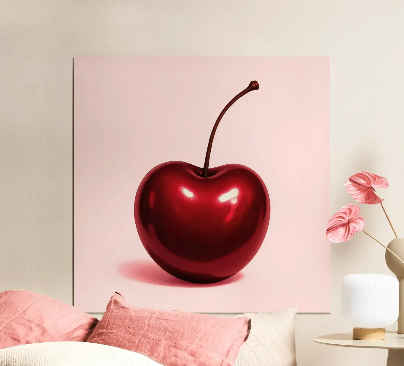 Shiny cherry poster by Katja Stehle Design
