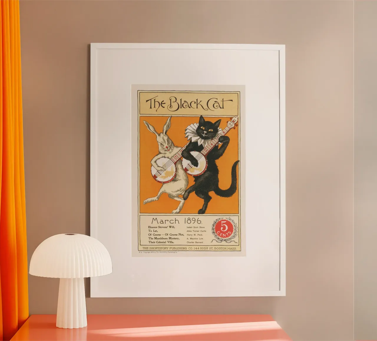 Nelly Littlehale Murphy Il gatto nero poster da Old Masters