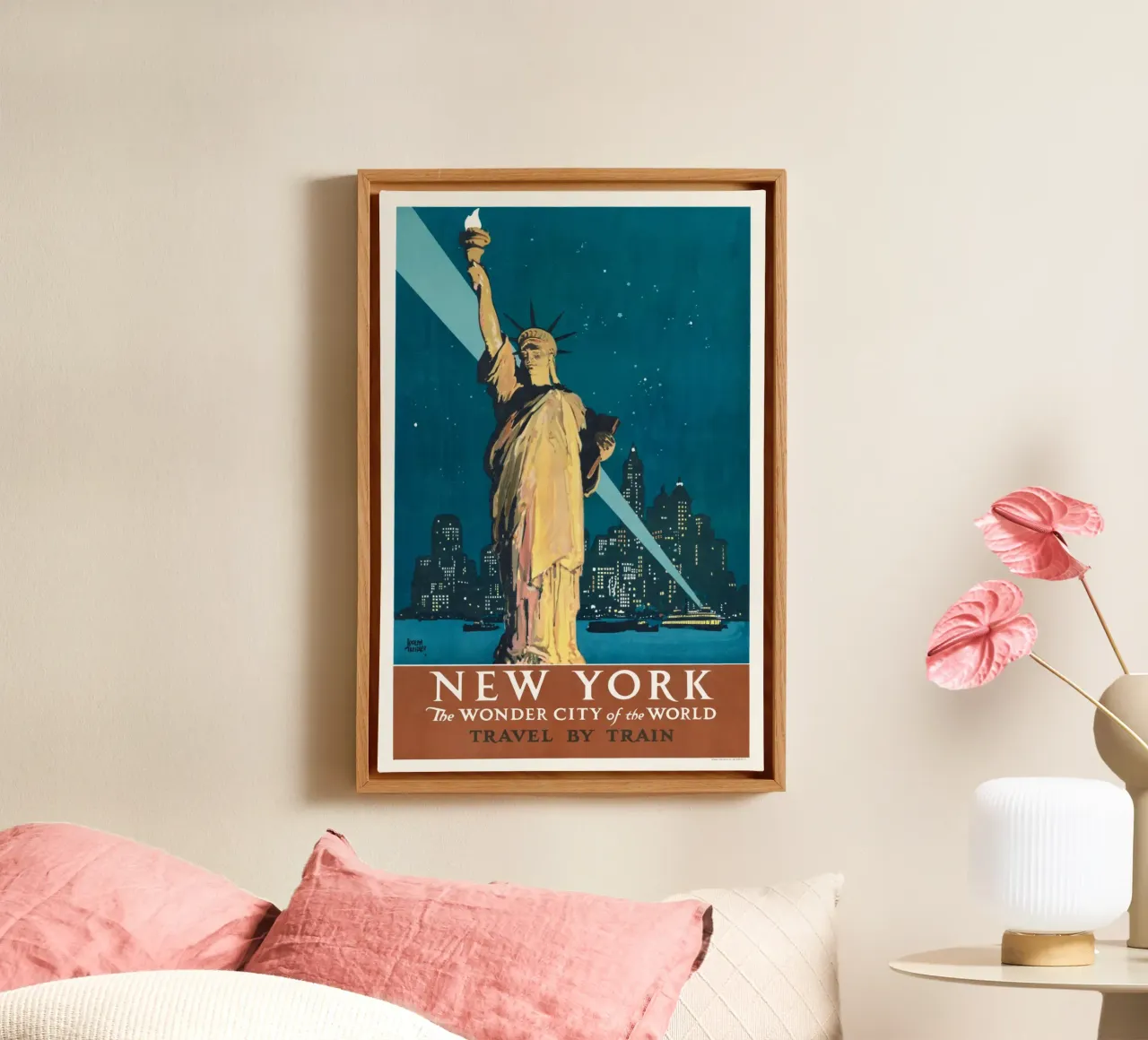 Reisgids New York canvas met Baklijst van Old Masters