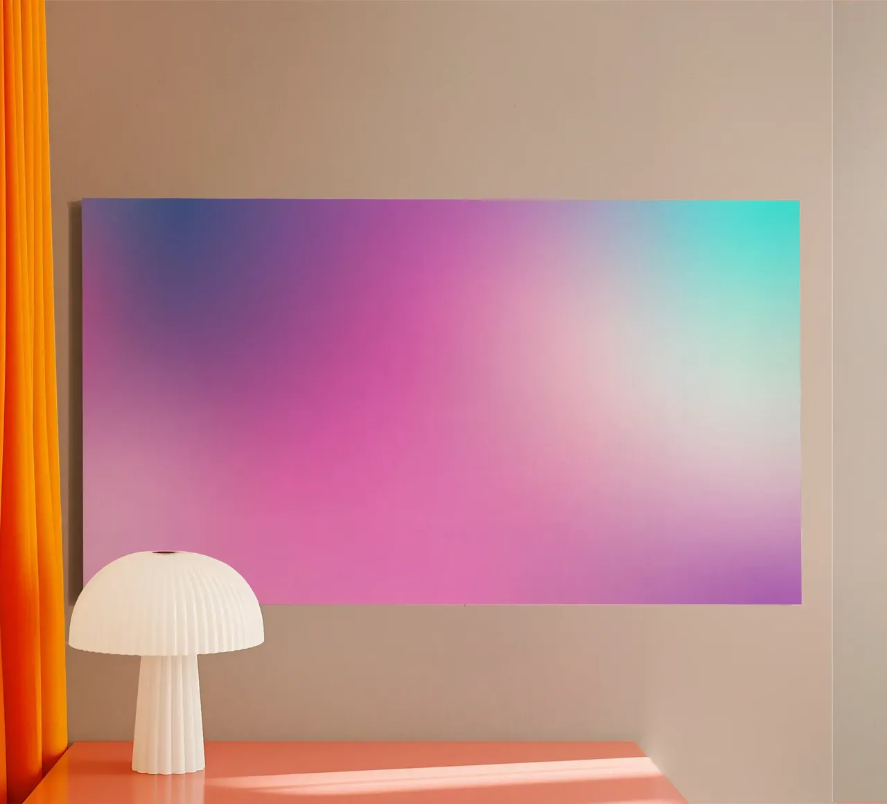 Levendig abstract achtergrondontwerp voor creatief behang canvas met Baklijst van DesignDoodle