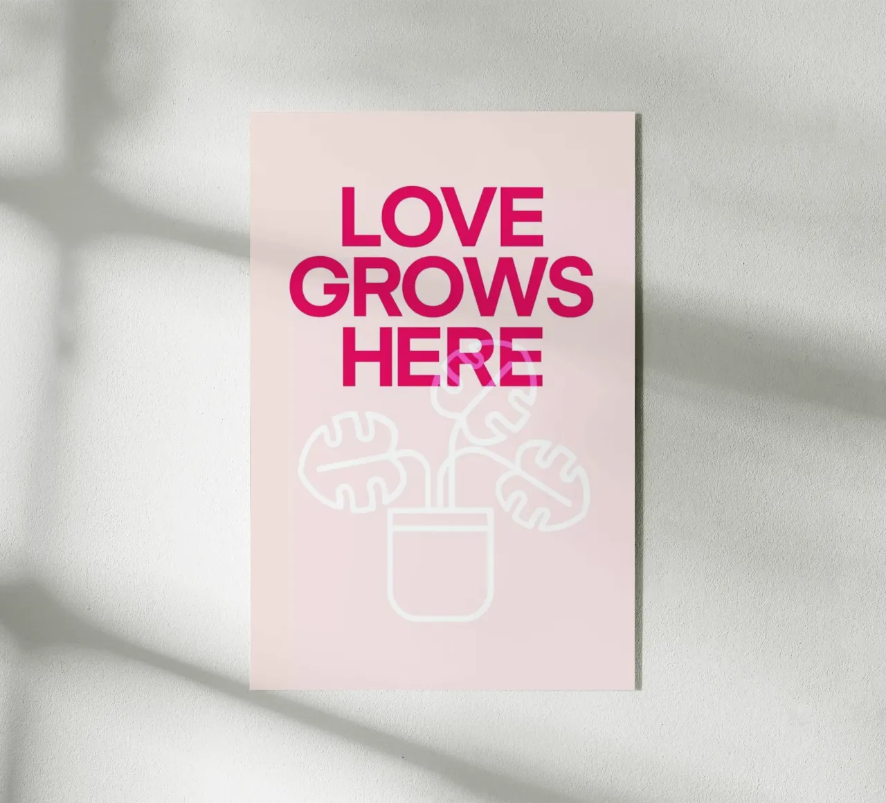 Love Grows plexiglass da Evita Witzenhausen