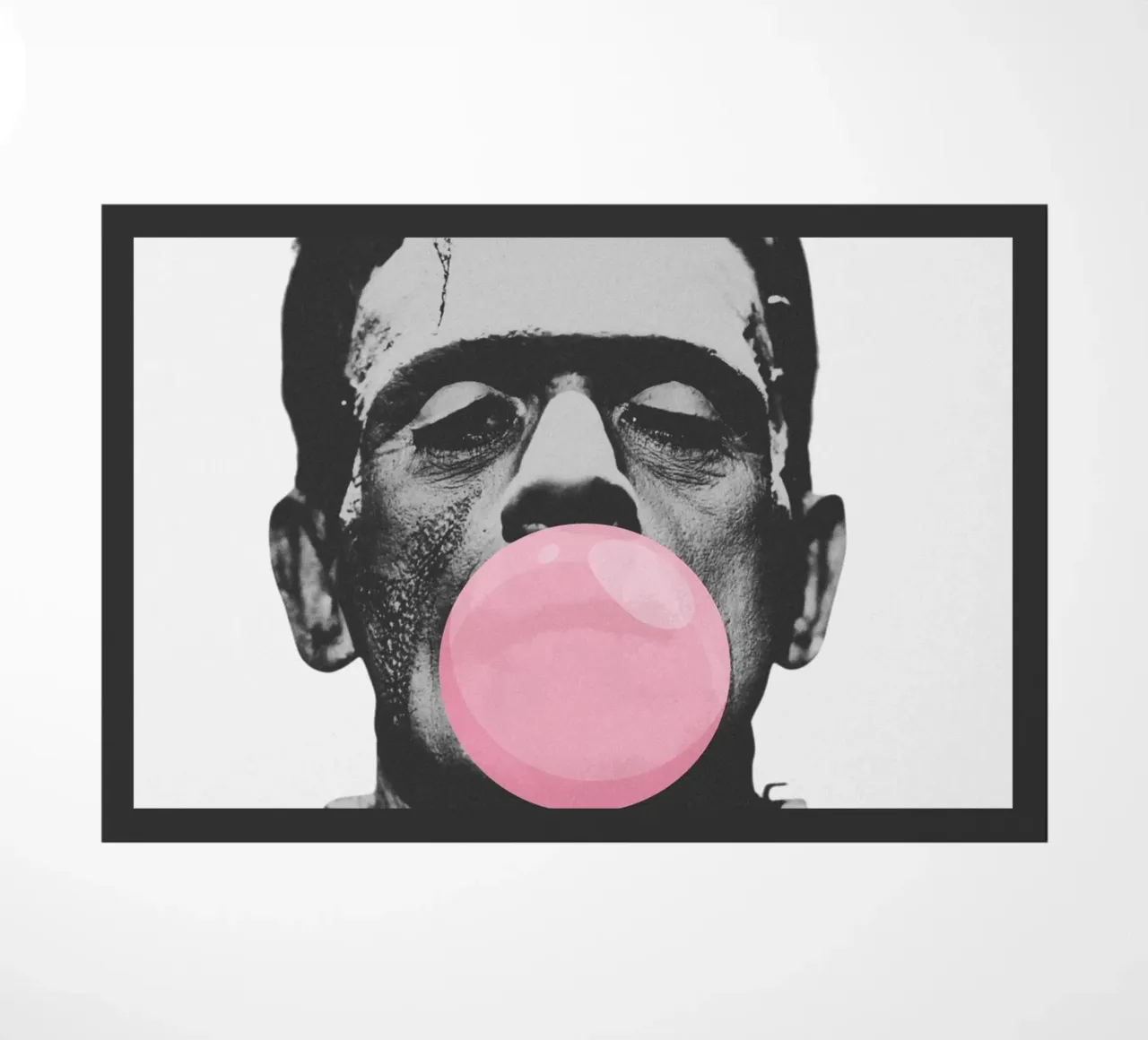 classic monster bubble doormat by ramosashop