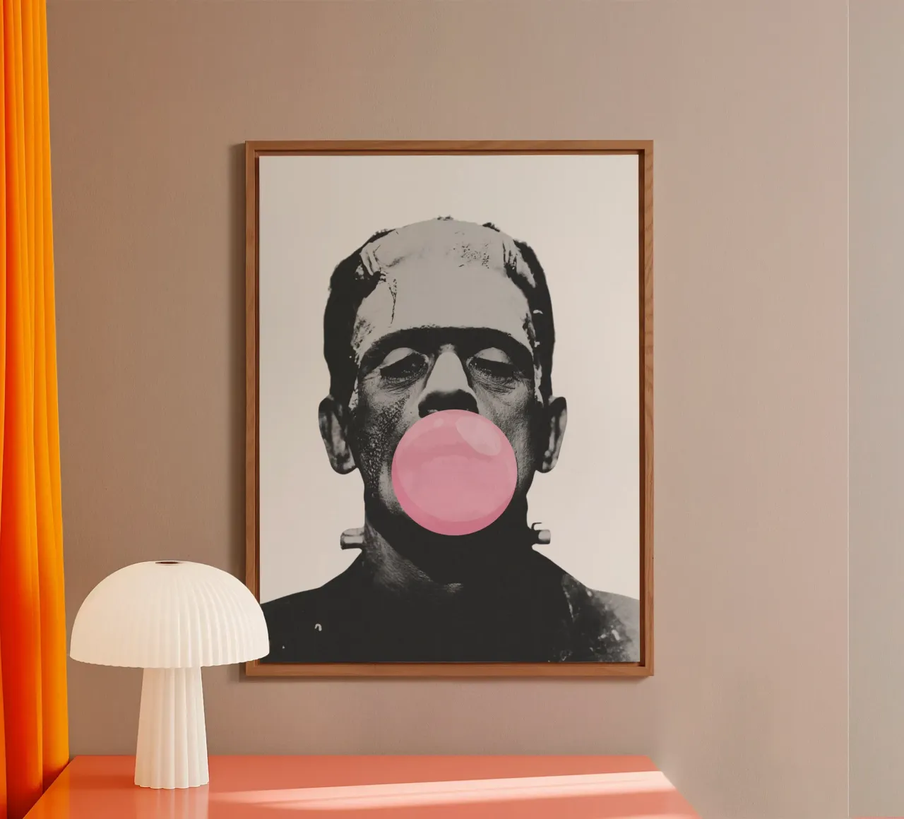 classic monster  bubble alluminio dibond da ramosashop