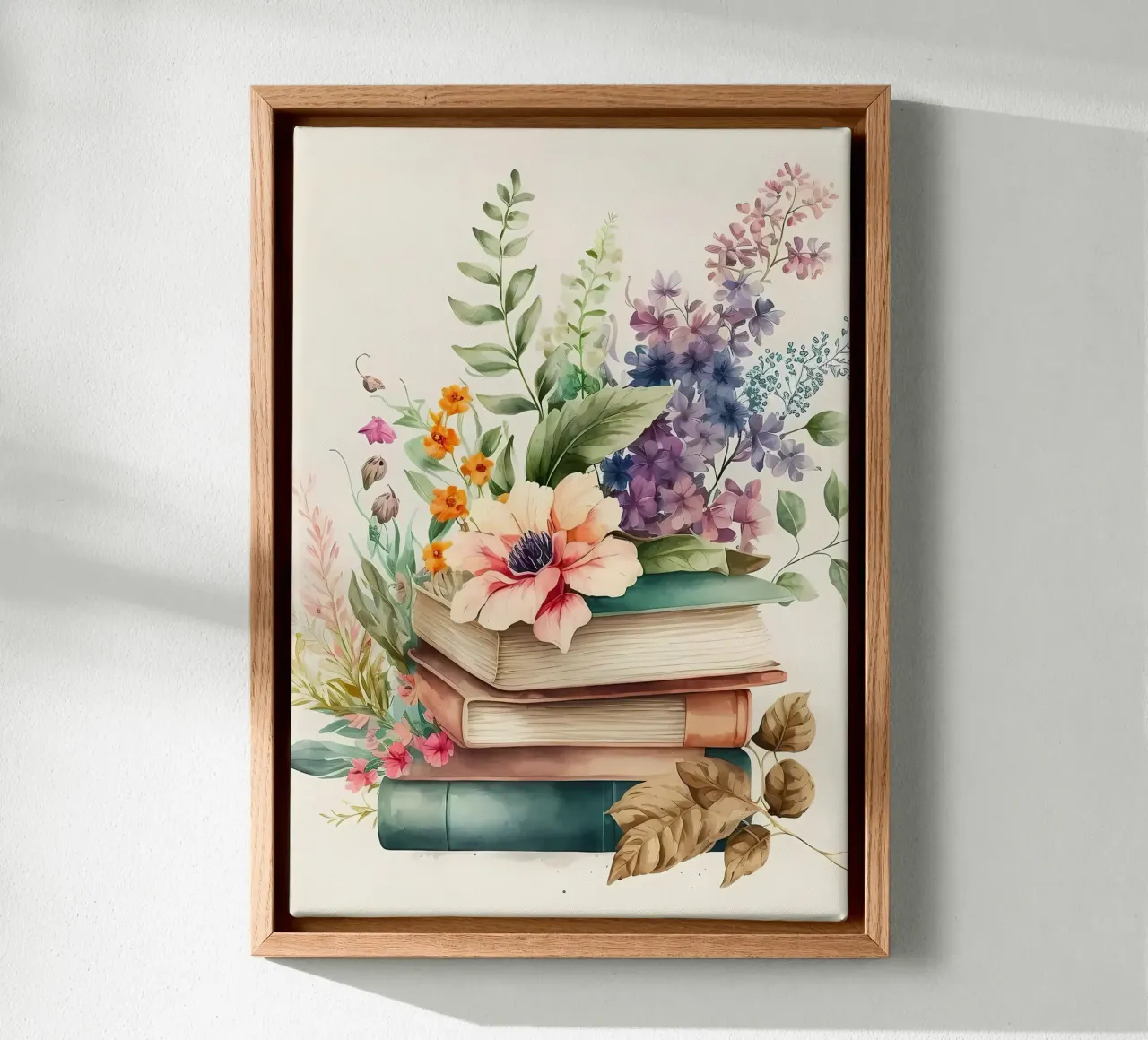Libro di acquerelli tela con Cornice a cassetta da diedrich
