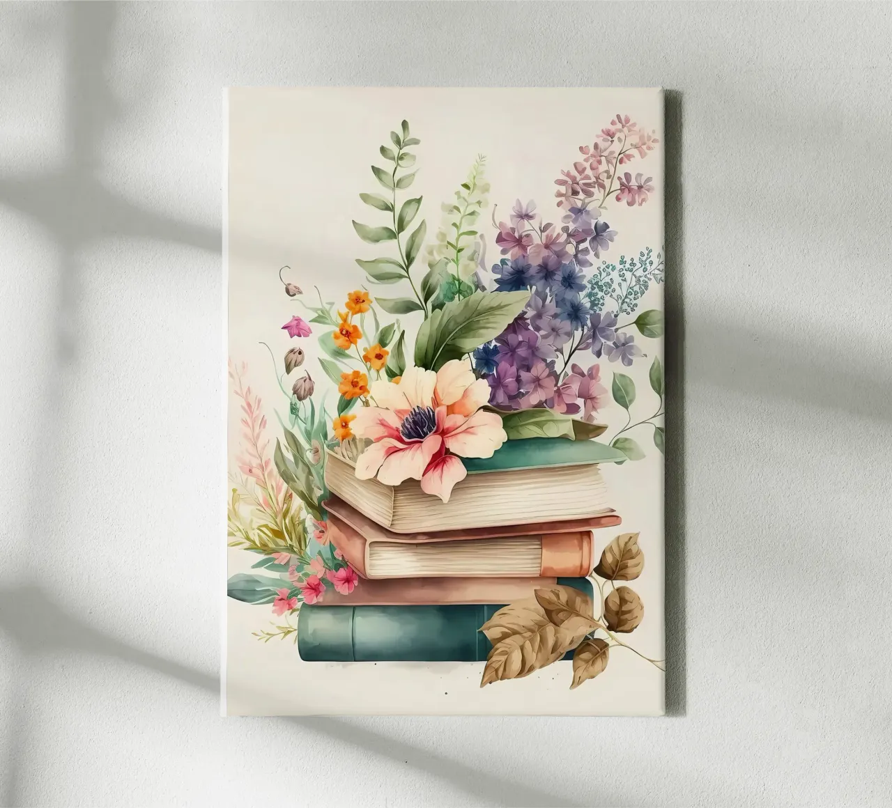 Libro di acquerelli tela con Cornice a cassetta da diedrich
