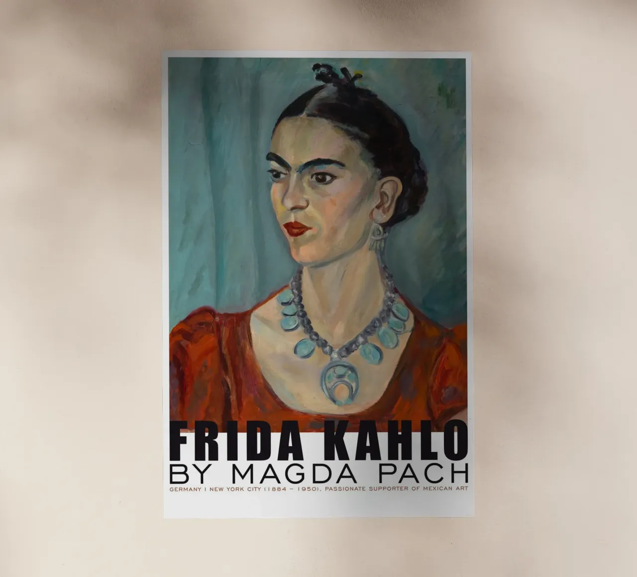 Magda Pach - Frida Kahlo pellicola backlit da Old Masters