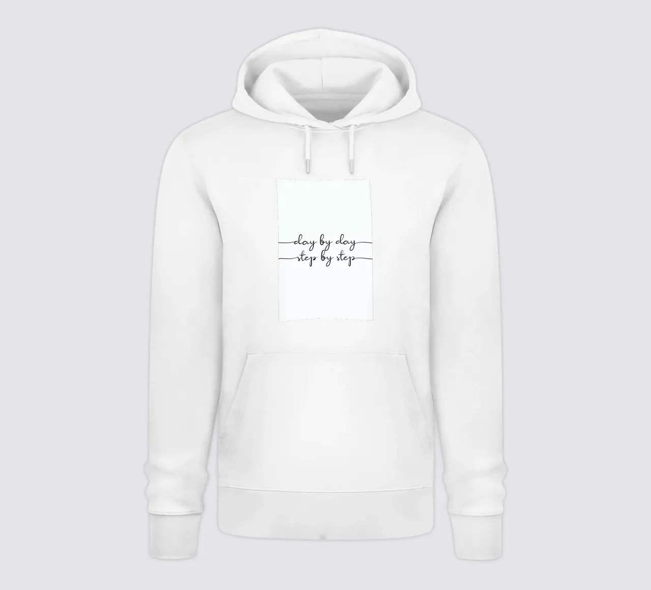 Day by Day felpa con cappuccio da typed