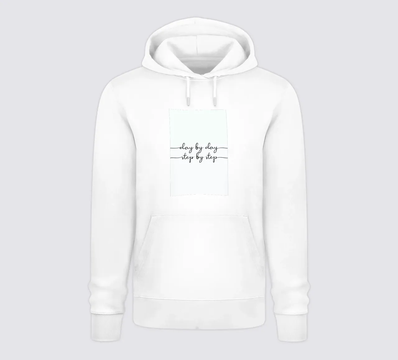 Day by Day felpa con cappuccio da typed