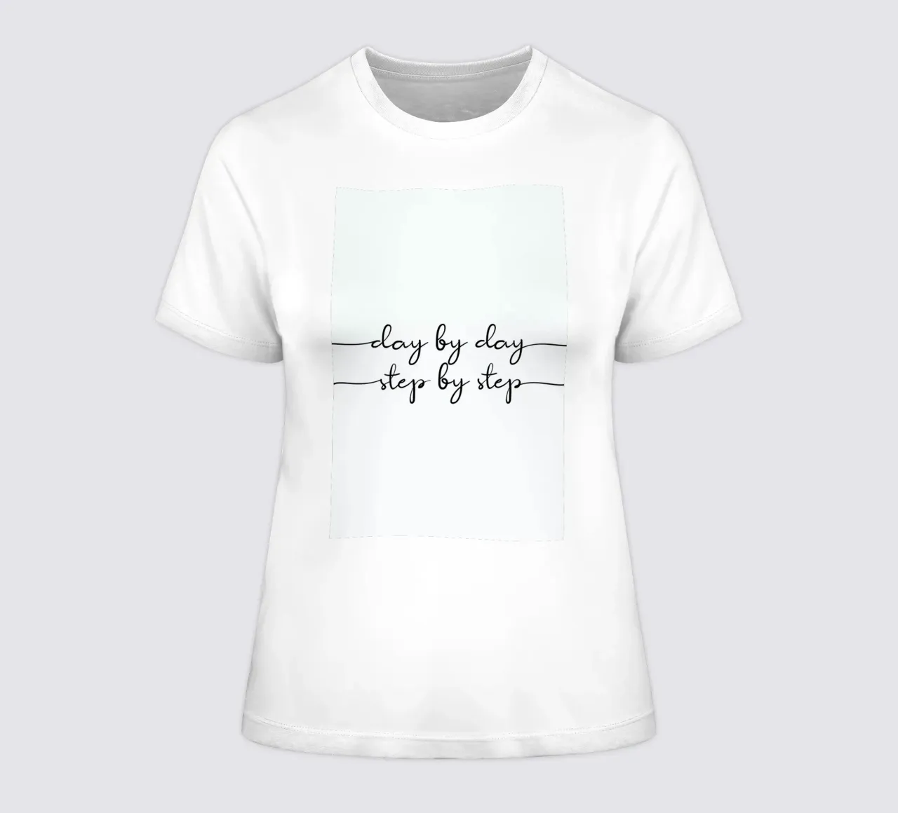 Day by Day t-shirt da donna da typed