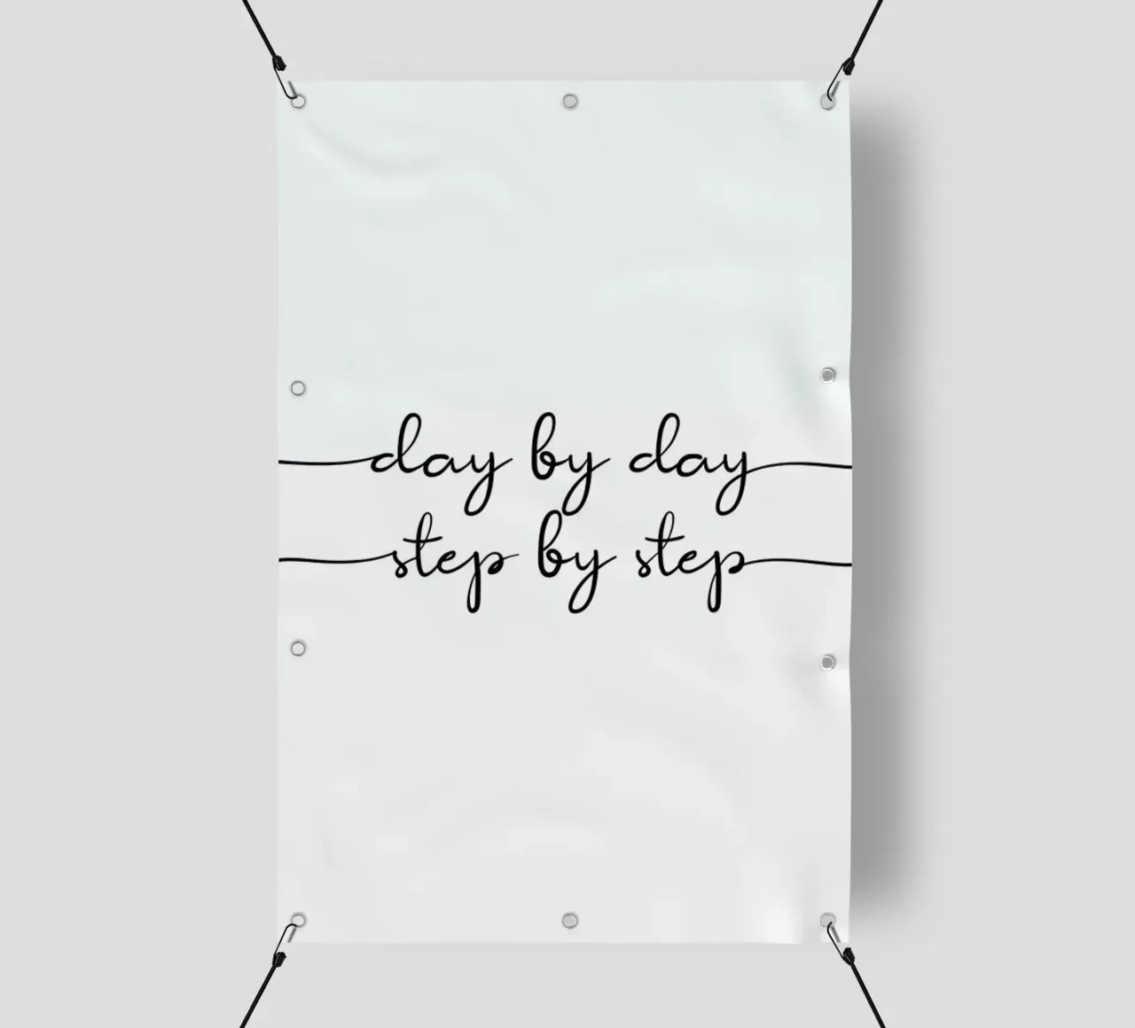 Day by Day lonas publicitarias de typed