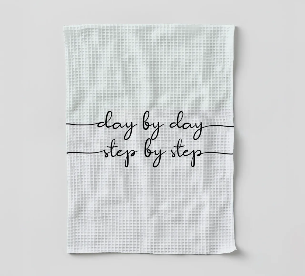 Day by Day paño de cocina de typed